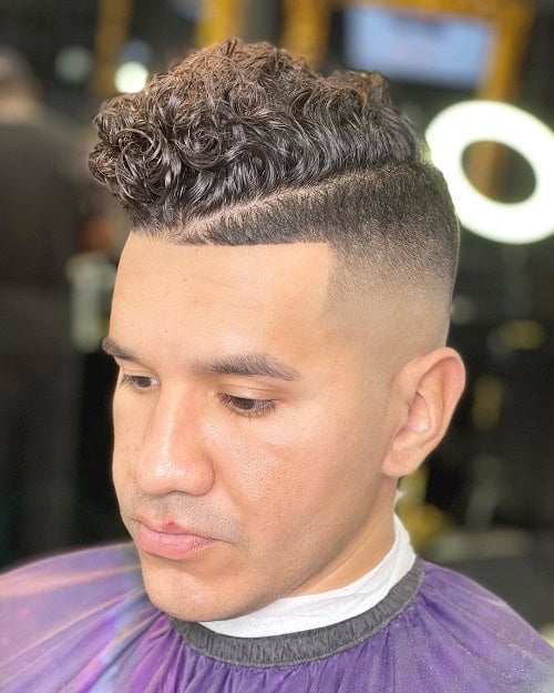 Hard Part for Curly Hair