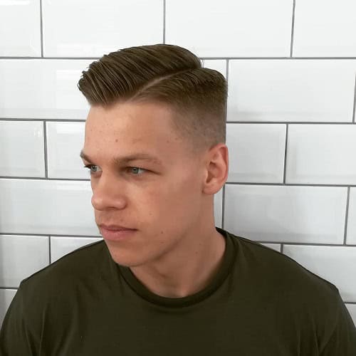 Hard Part for Straight Hair