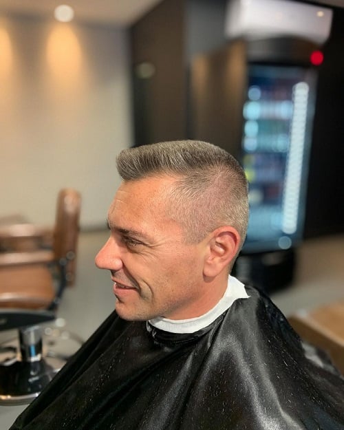 High and Tight Flat Top Haircut