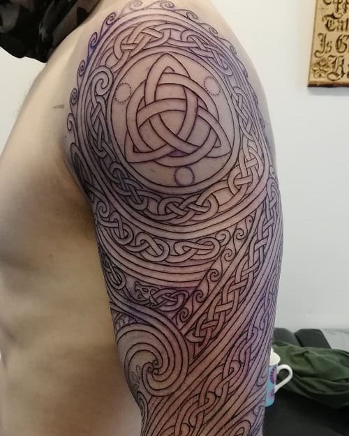 Irish Tribal Tattoo