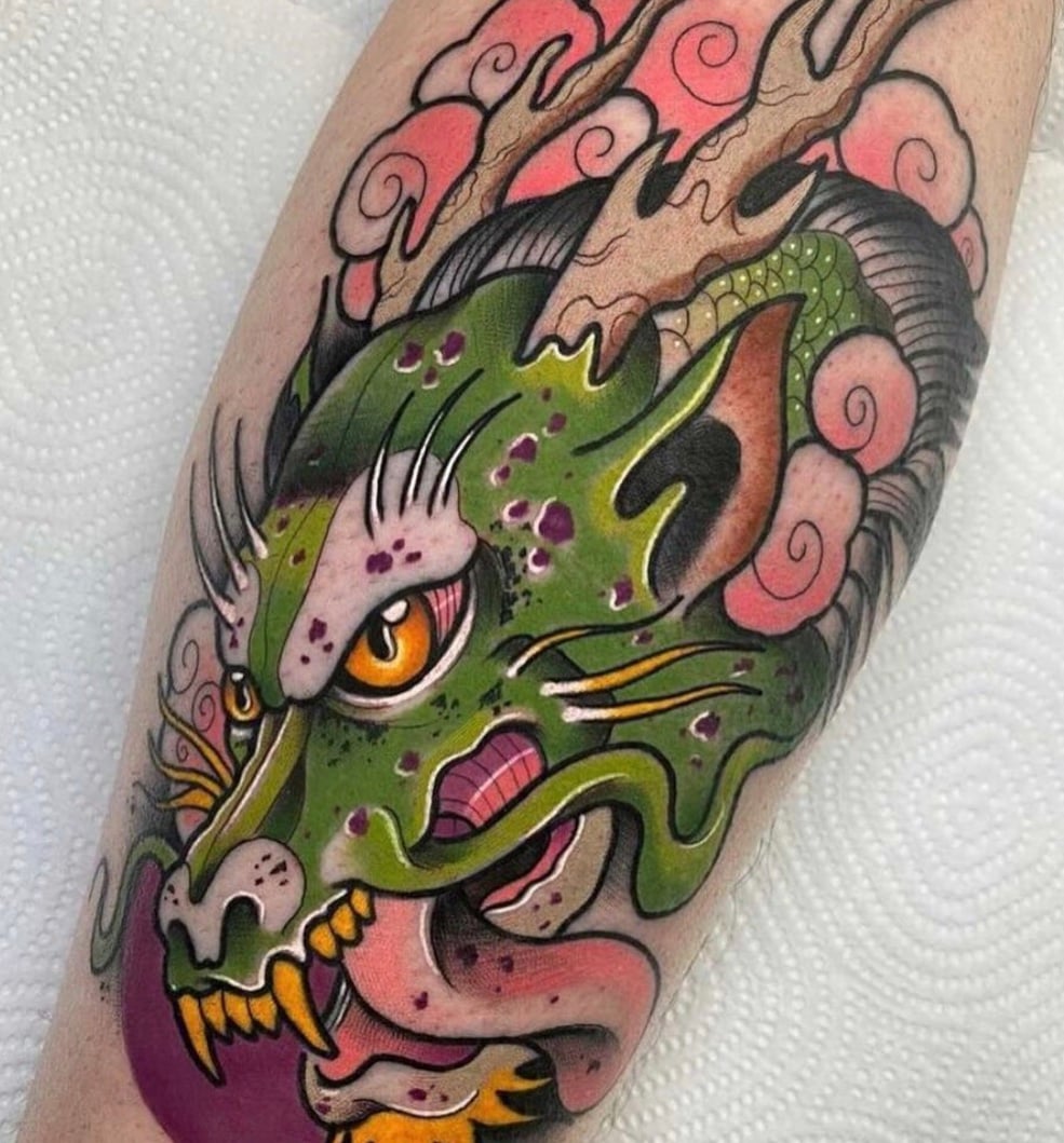 Jade Dragon Tattoo