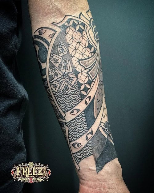 Japanese Tribal Tattoo