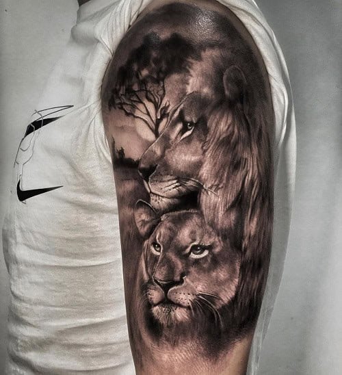 Lion Family Tattoo