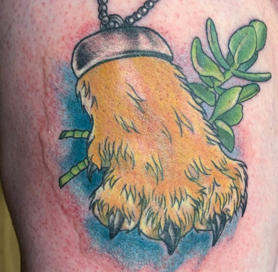 Lion Paw Tattoo