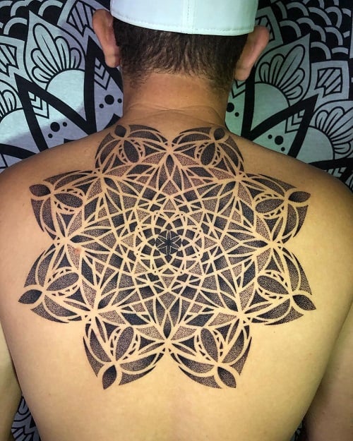 Mandala Dotwork Tattoo