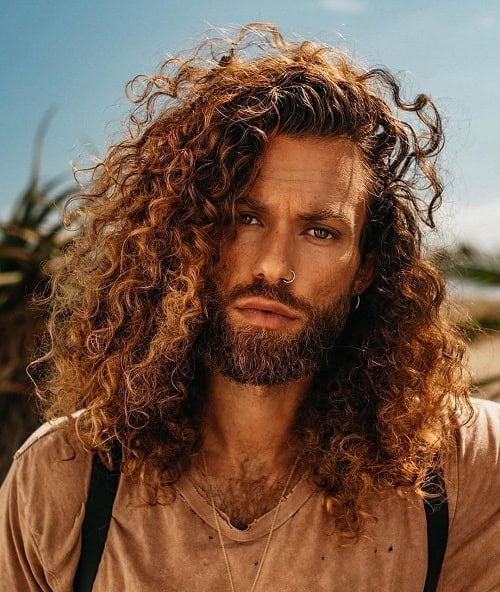 Messy Curly Hair