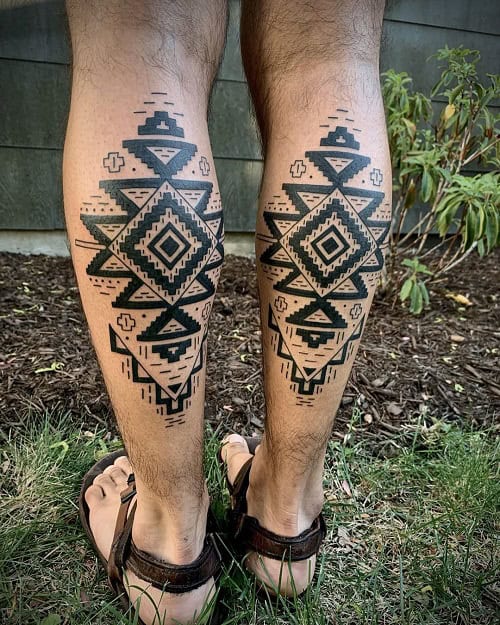 Mexican Tribal Tattoo
