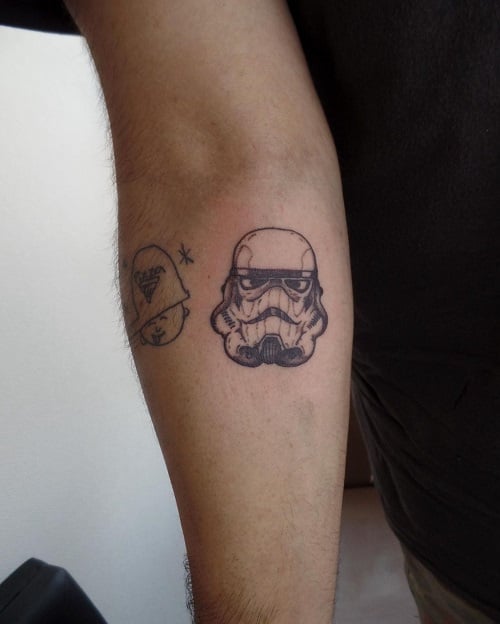 Minimalist Star Wars Tattoo