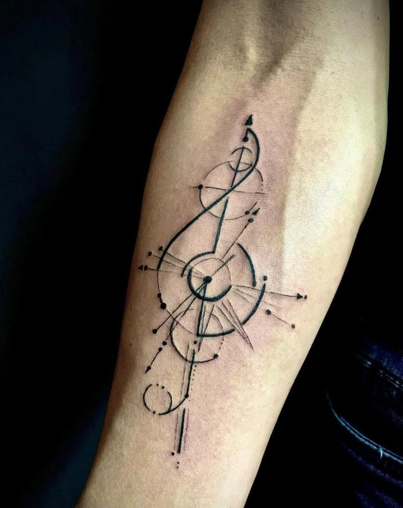 Music Sign Tattoo