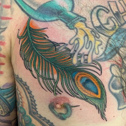 Peacock Feather Tattoo