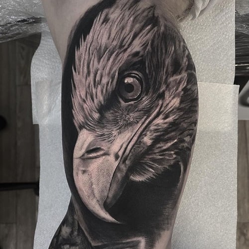 Realistic Eagle Tattoo