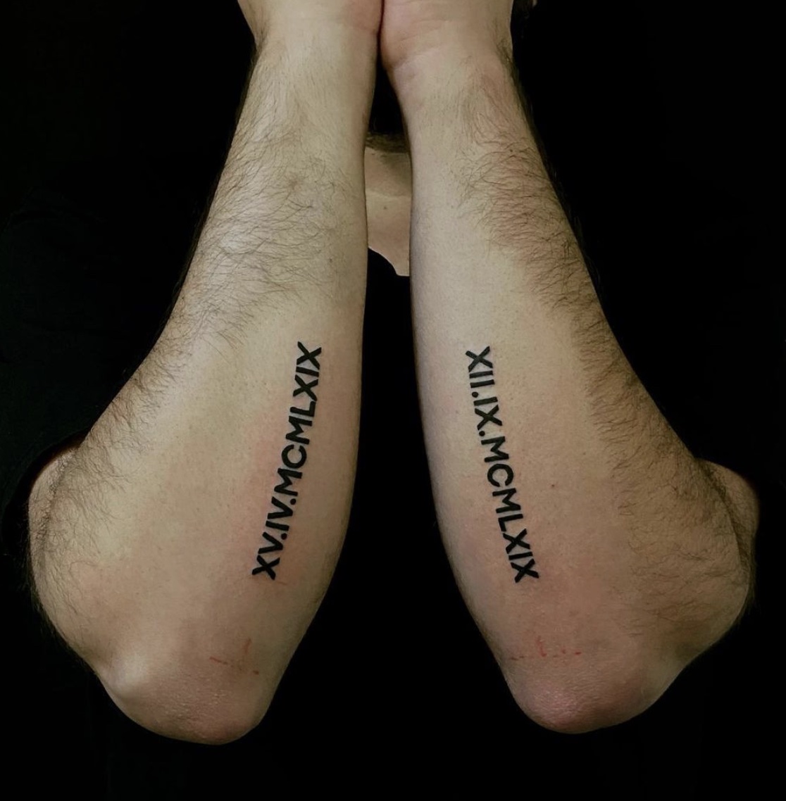 Roman Numeral Tattoo