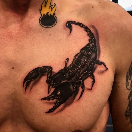 Scorpion 3D Tattoo