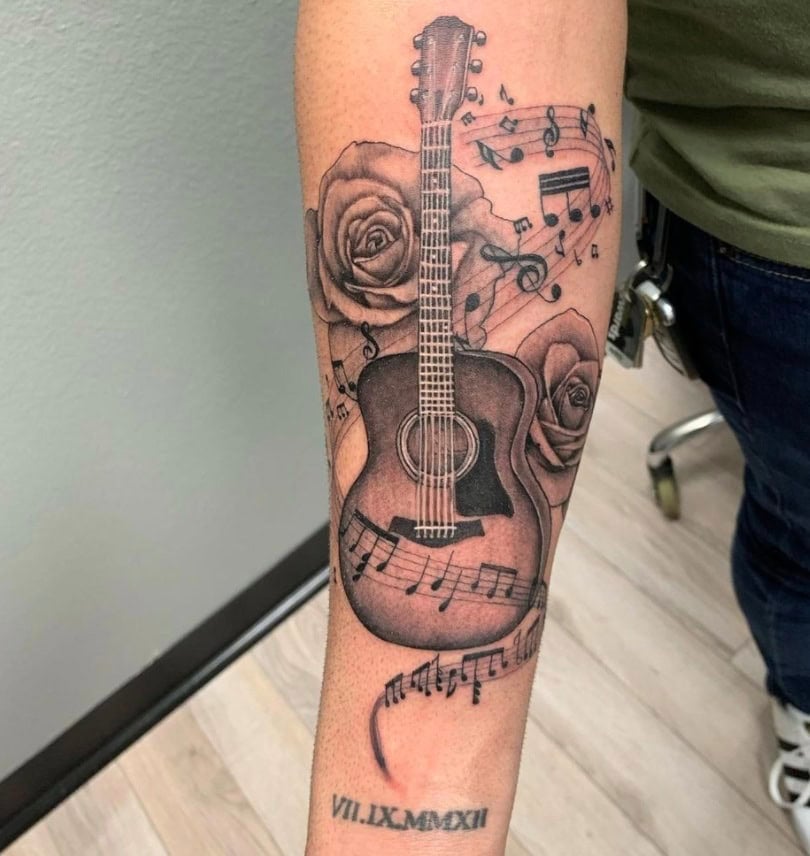 Sheet Music Tattoo