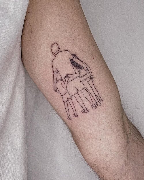 Simple Family Tattoo