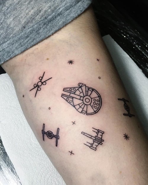 Simple Star Wars Tattoo
