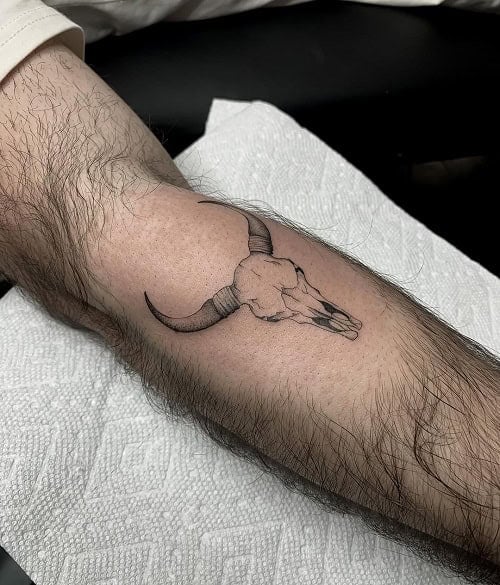 Simple Taurus Tattoo