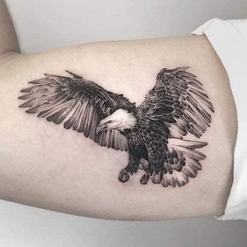 Small Eagle Tattoo