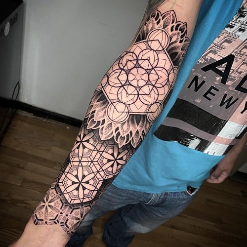 Spiritual Dotwork Tattoo