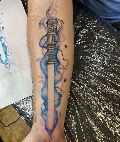 Star Wars Lightsaber Tattoo