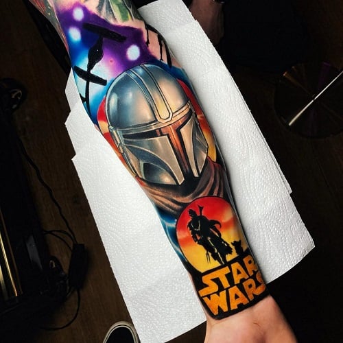 Star Wars Sleeve Tattoo