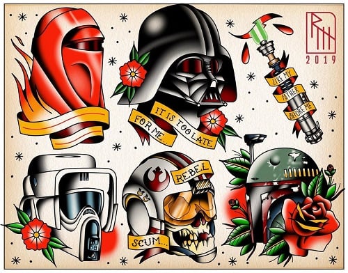 Star Wars Tattoo Flash