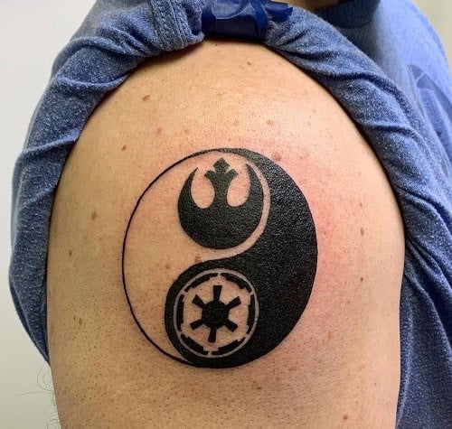 Star Wars Yin Yang Tattoo