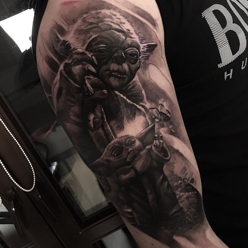 Star Wars Yoda Tattoo
