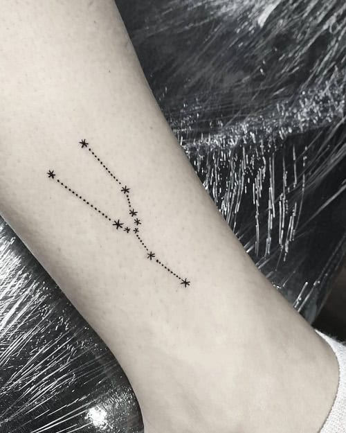 Taurus Constellation Tattoo