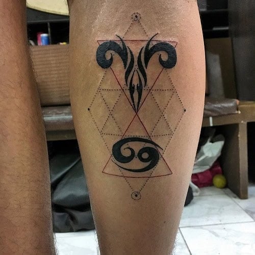 Taurus and Cancer Tattoo