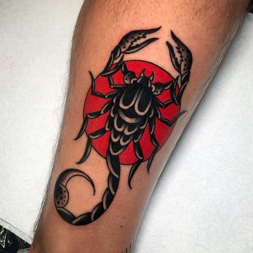 Traditional Scorpion Tattoo