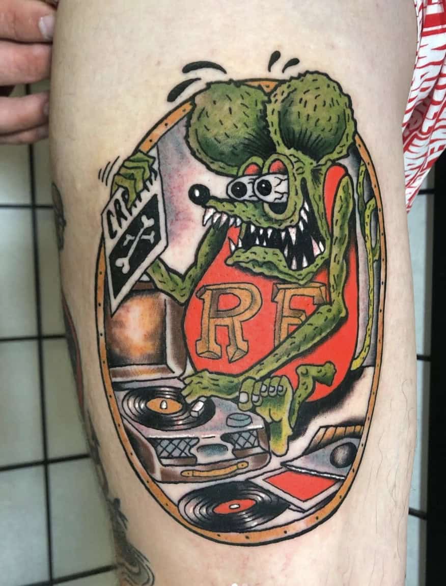 Traditional Music Tattoo