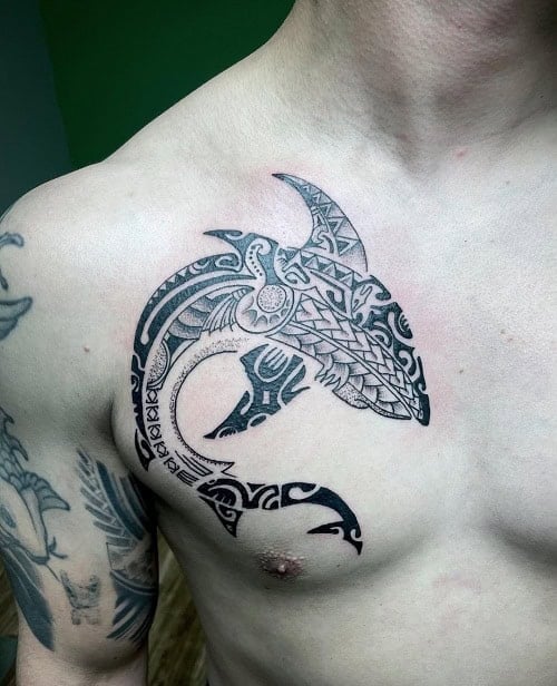 Tribal Shark Tattoo