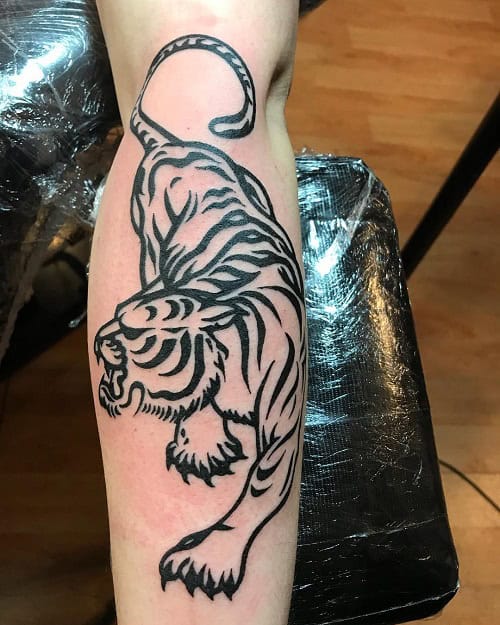 Tribal Tiger Tattoo