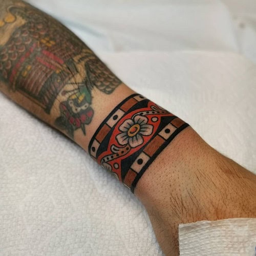 Tribal Wrist Tattoo