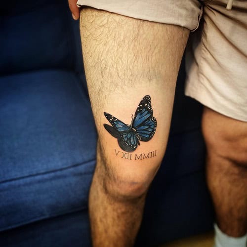 3D Butterfly Tattoo