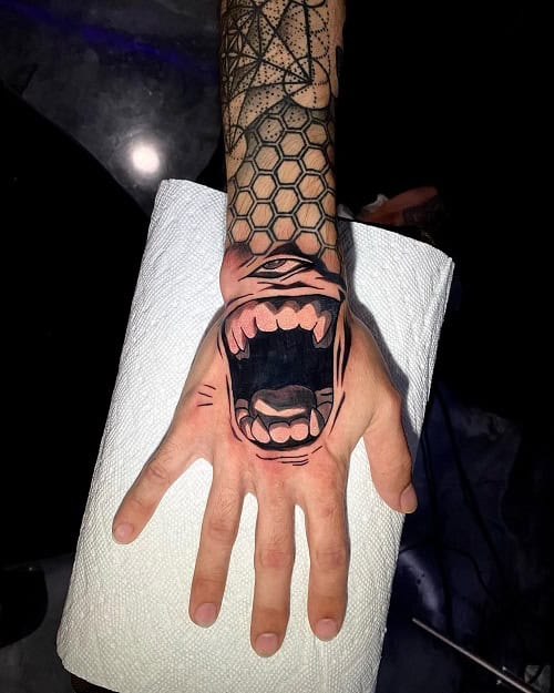 3D Hand Tattoo