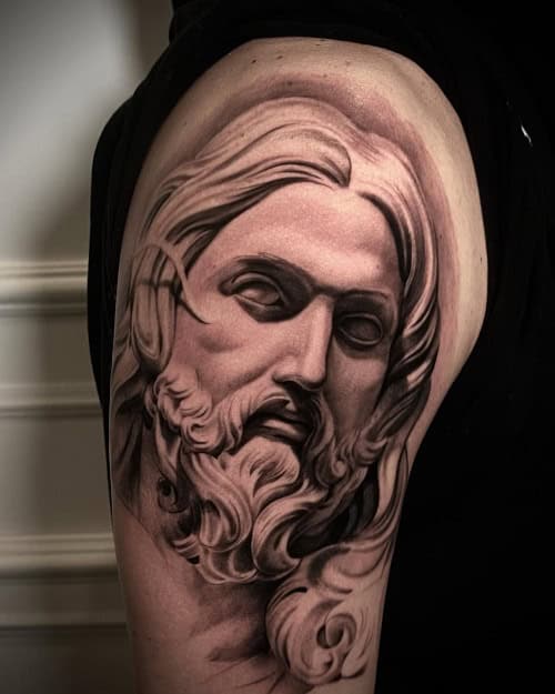 3D Jesus Tattoo