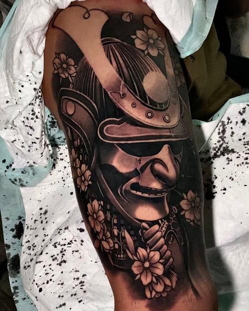 3D Leg Tattoo