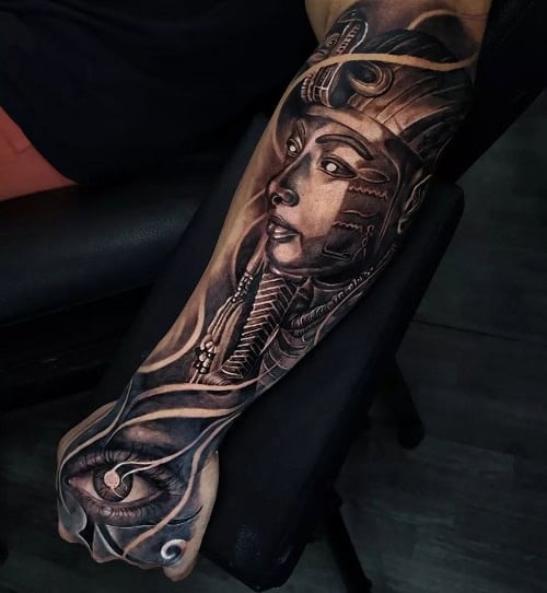 3D Sleeve Tattoo