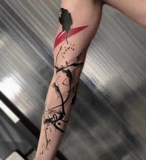 Abstract Arm Tattoo