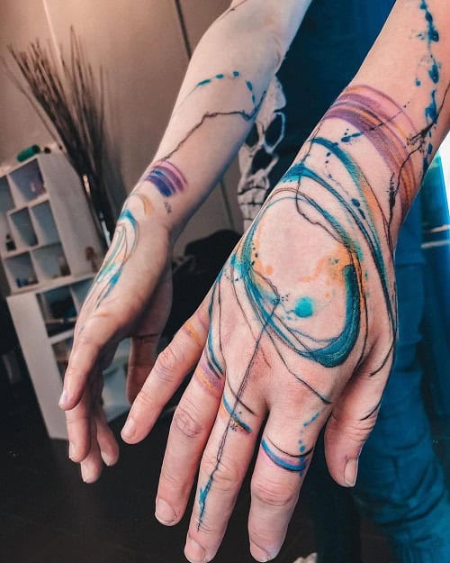 Abstract Art Tattoo