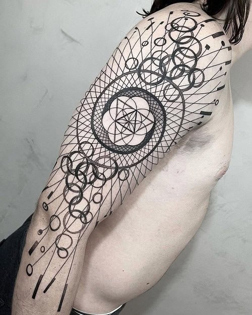 Abstract Geometric Tattoo