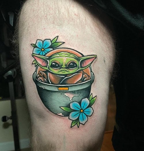American Traditional Star Wars Tattoo