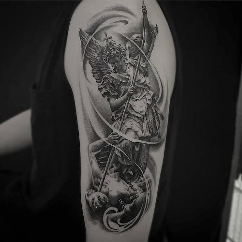 Angel and Demon Tattoo