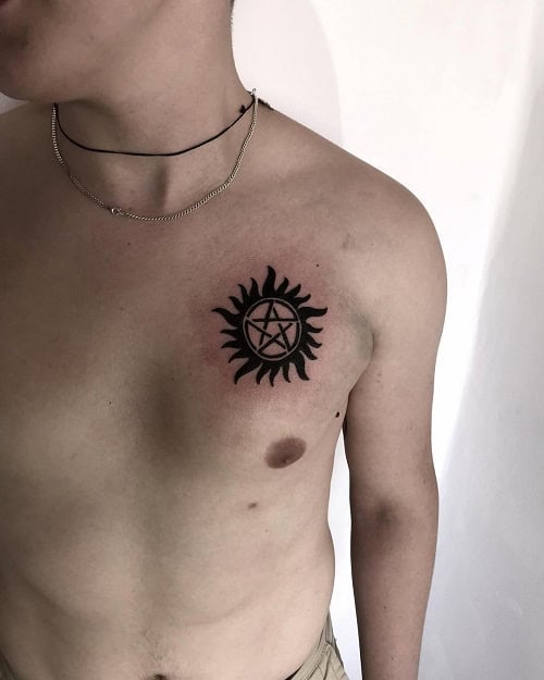 Anti Demon Possession Tattoo