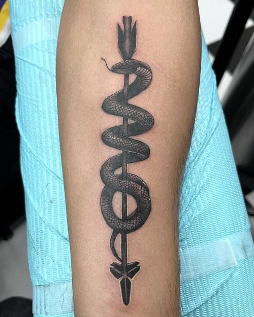 Arrow Arm Tattoo
