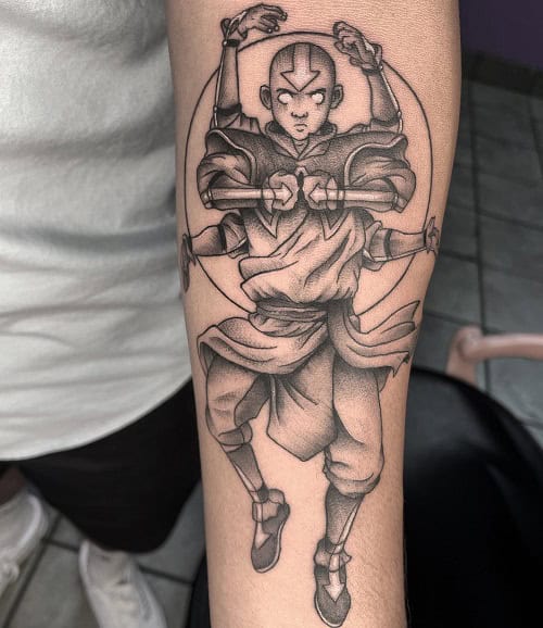 Avatar Arrow Tattoo