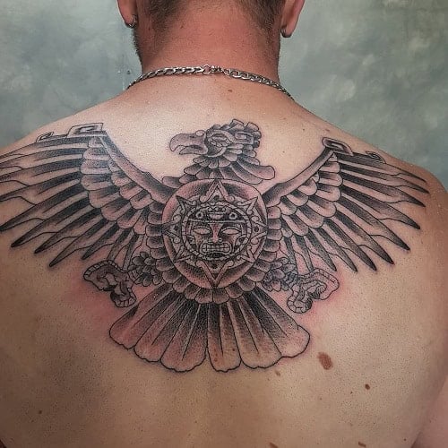 Aztec Back Tattoo