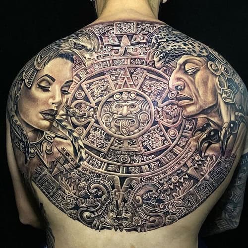 Aztec Calendar Tattoo